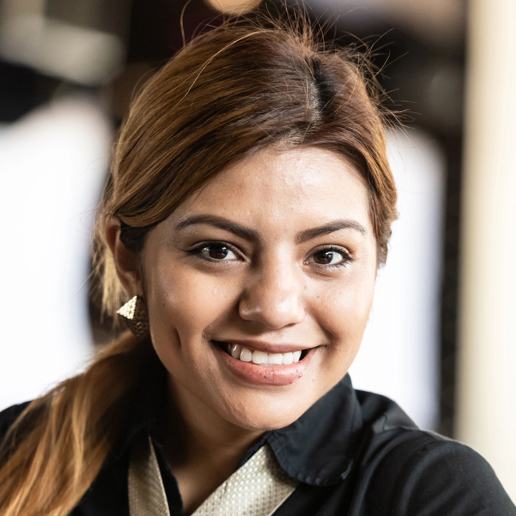 Customer portrait for testimonial